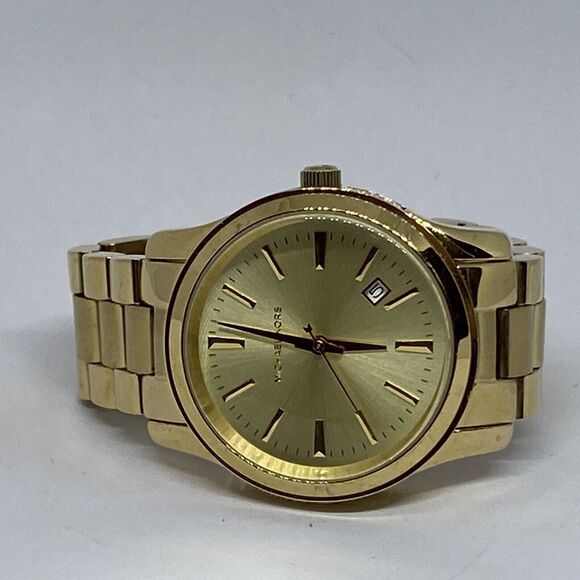 Michael Kors MK5160 Women's Gold Stainless Steel Analog Dial Quartz Watch JK440 - Picture 7 of 12